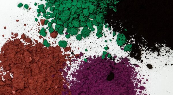 Analisi a fluorescenza a raggi X, RFA di pigmenti colorati, pigmenti | © CRB Analyse Service GmbH